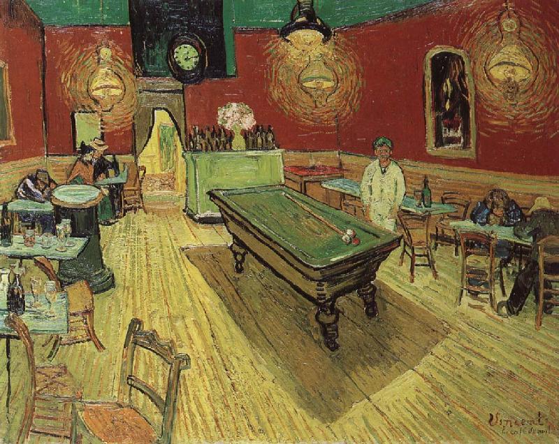 Vincent Van Gogh Night Cafe Norge oil painting art